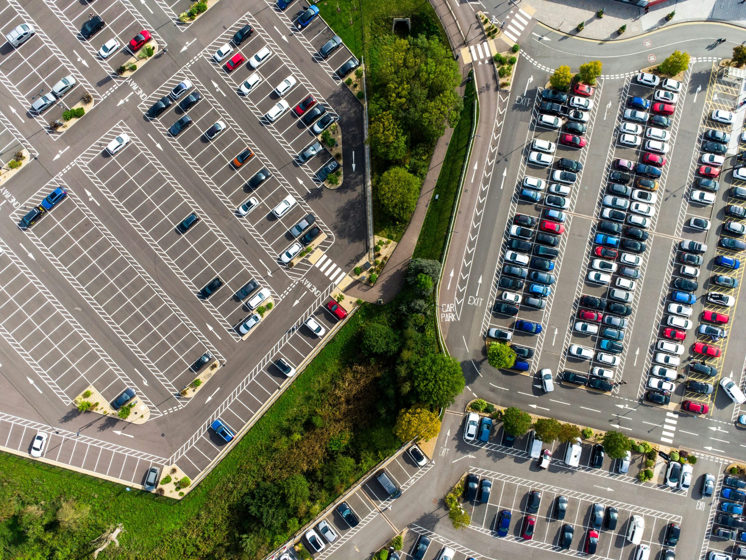 Large car park